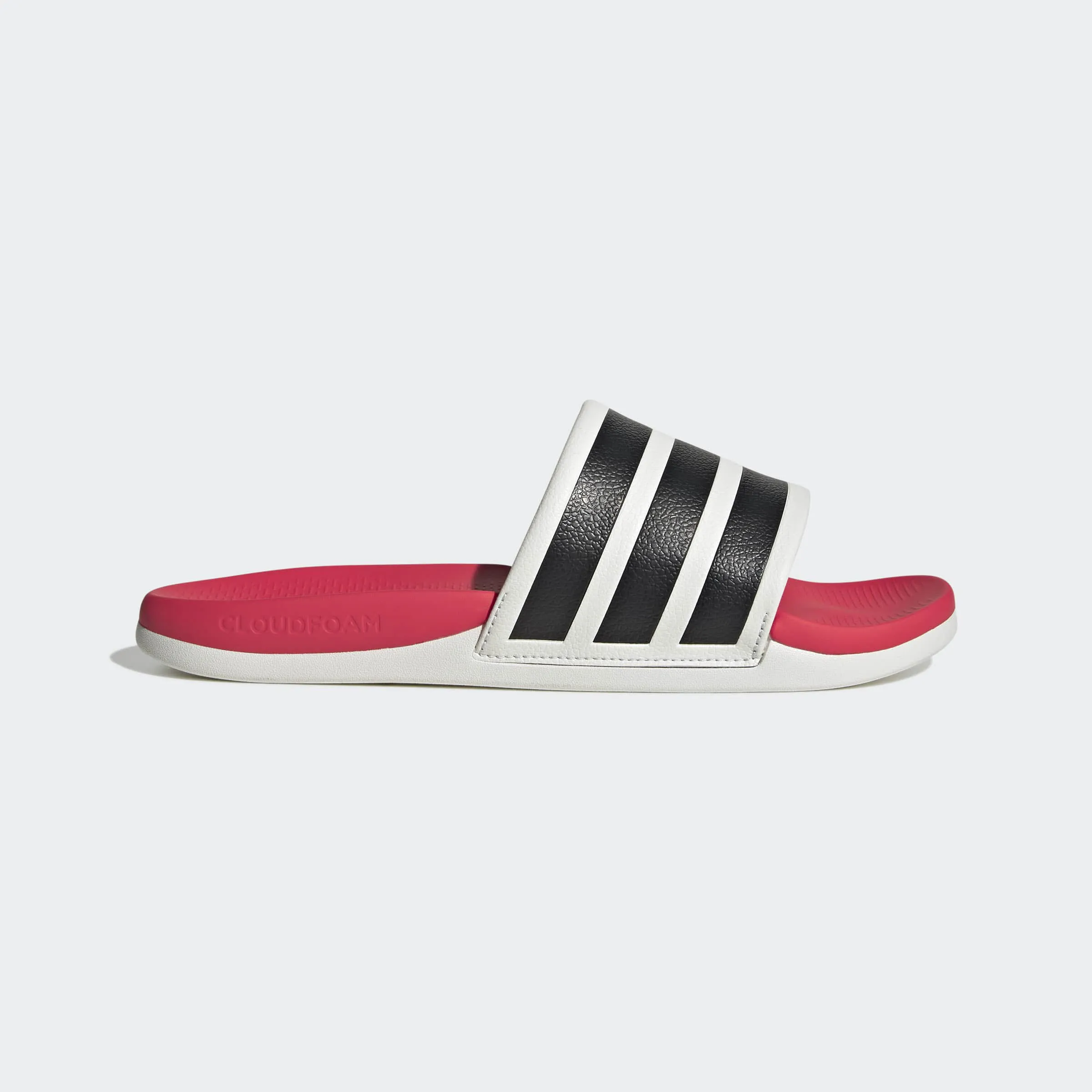 adidas ADILETTE COMFORT 2.0 Unisex Badelatschen weiß/rot/schwarz