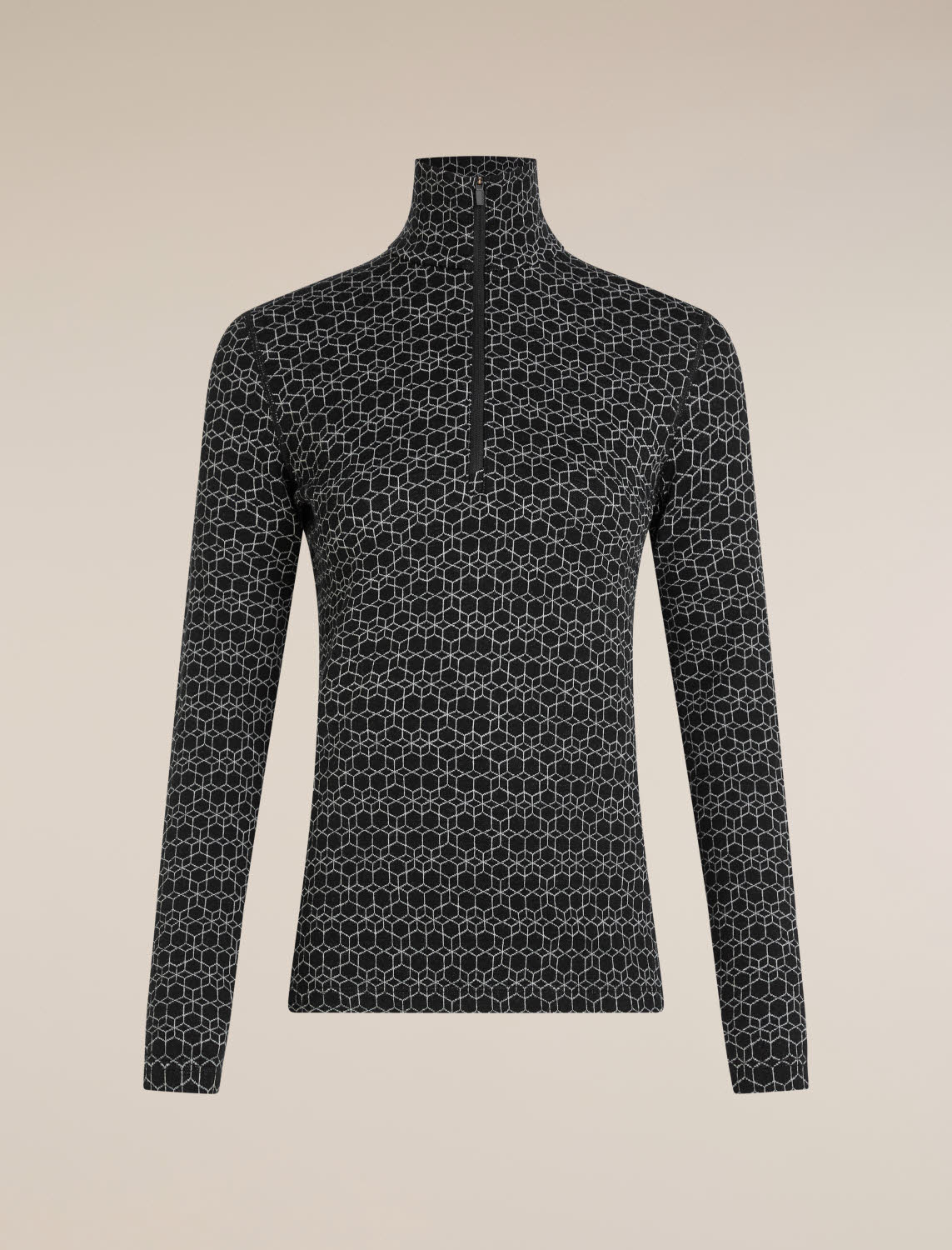 ICEBREAKER Shirt Damen Skirolli schwarz