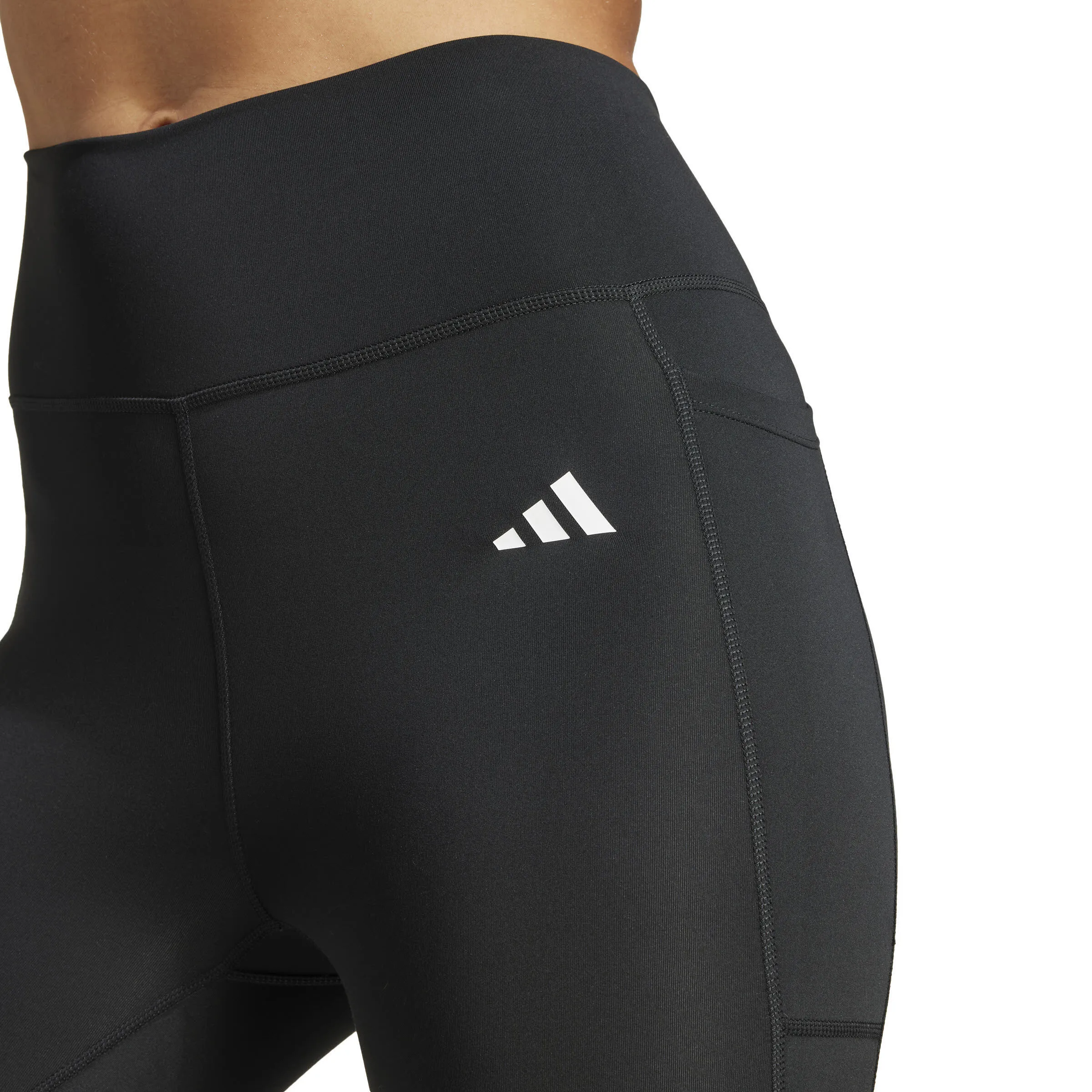 adidas Optime Essentials Stash 3/4-Leggings Sportleggings Damen schwarz