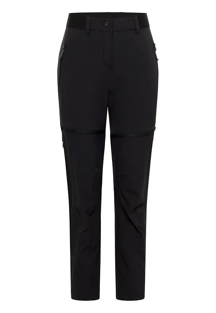 Witeblaze PALERMO 4 T-ZIPP OFF Damen Wanderhose Trekkinghose schwarz