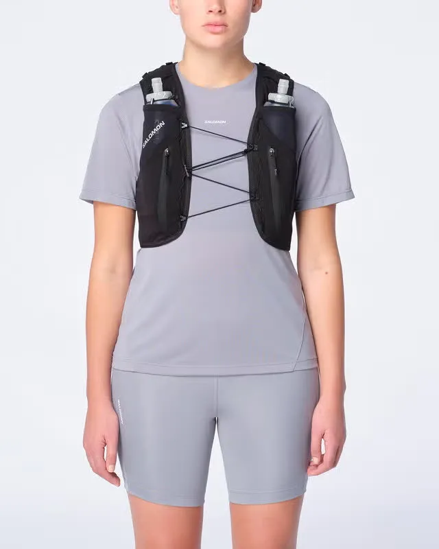 Salomon ADV Skin 12 Laufweste Flasks Unisex schwarz