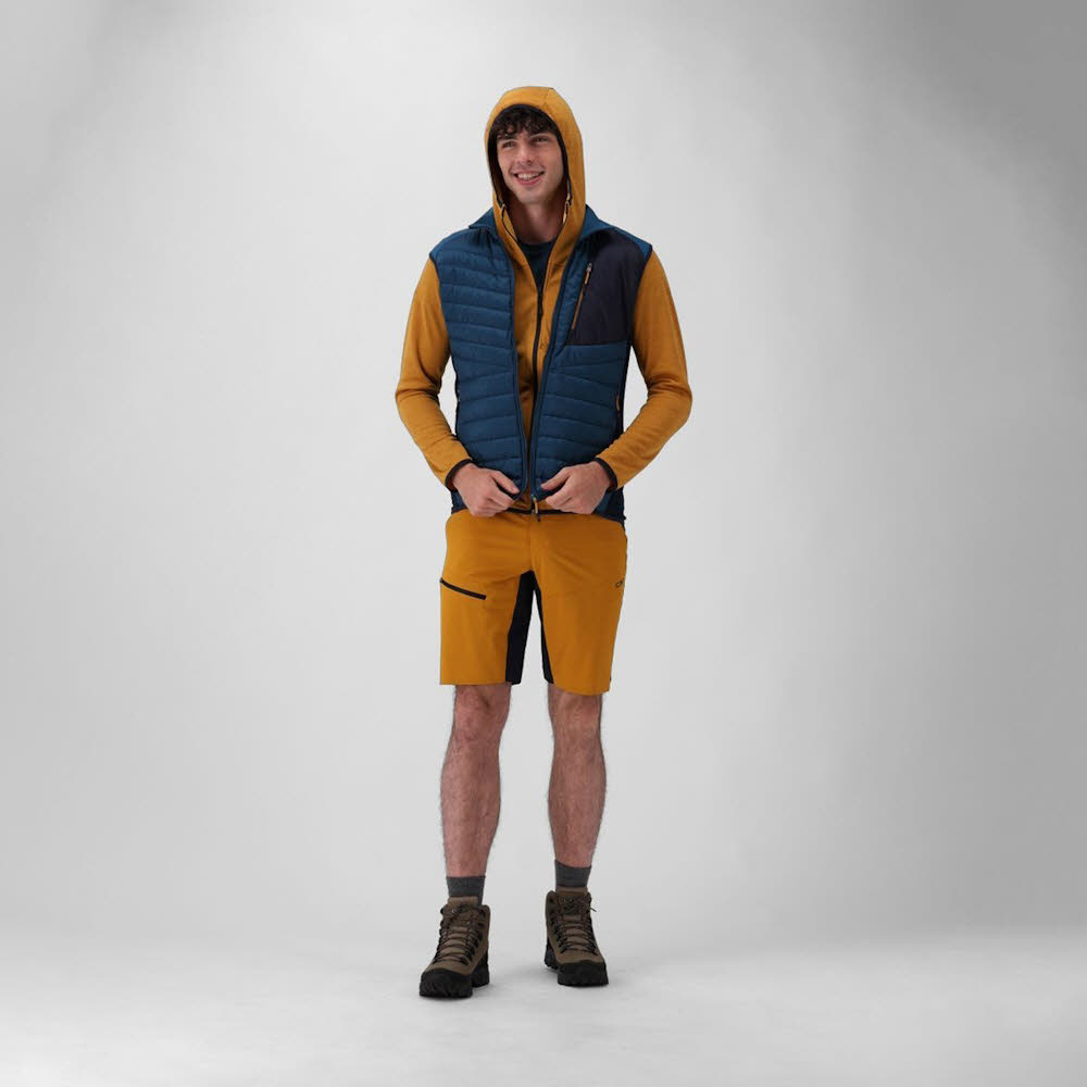 CMP HYBRID VEST Herren Hybridweste ärmellos dunkelblau