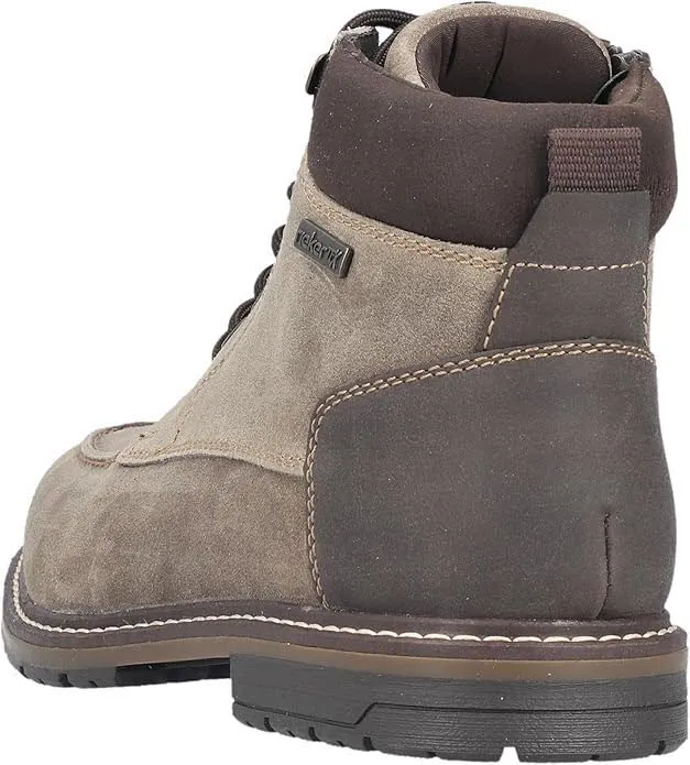 Rieker Herren Schnürstiefel beige