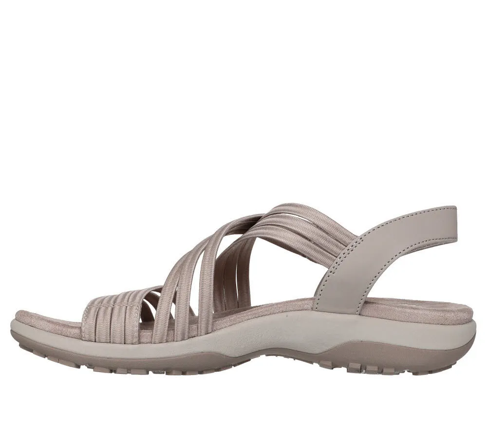 Skechers REGGAE SLIM - SUNNYSIDE 2.0 Damen Sandalen Sandalette grau