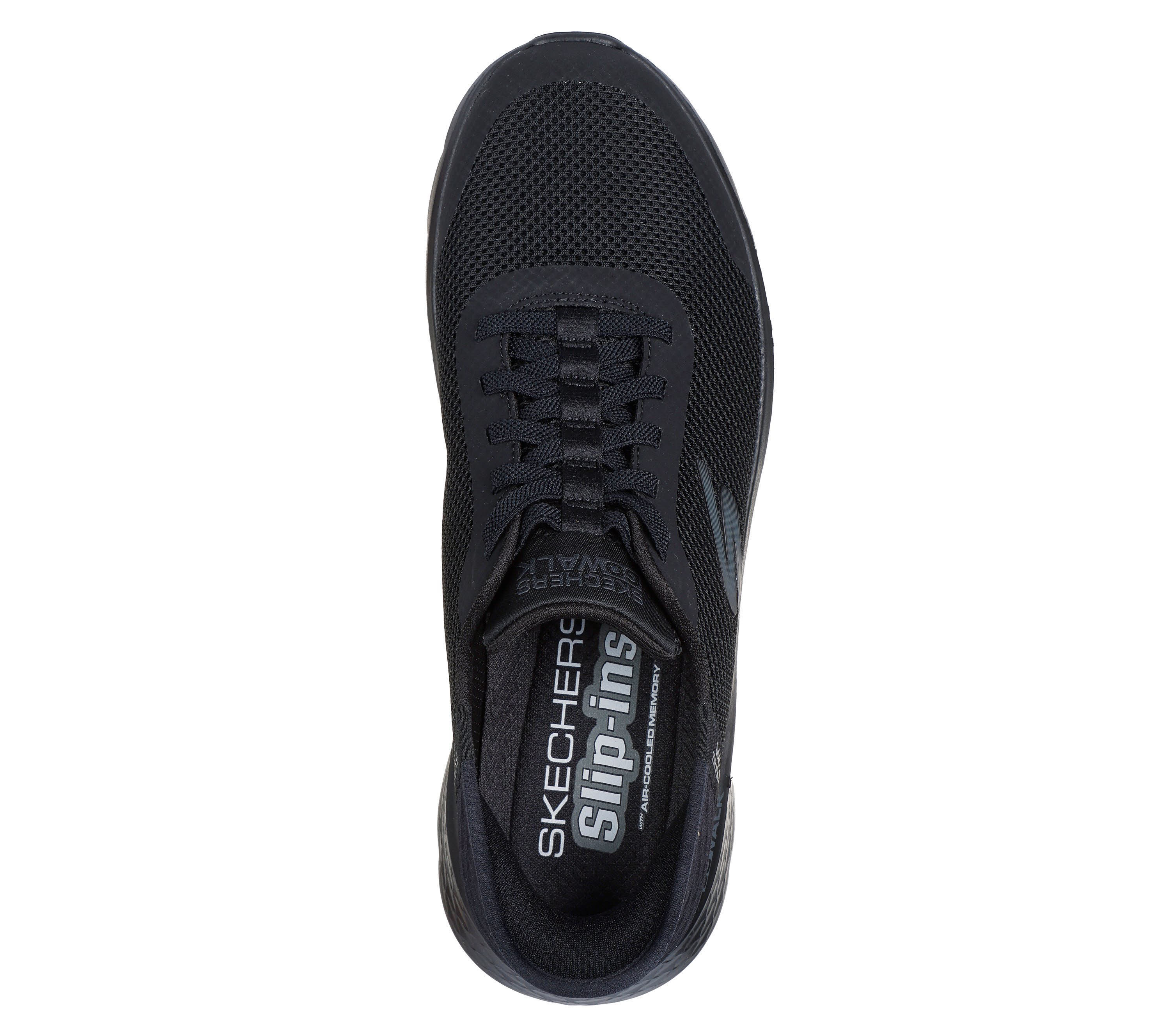 Skechers Go Walk Fllex Schnürer Sneaker Herren schwarz