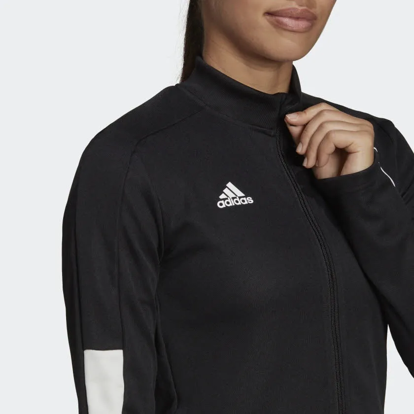 adidas Tiro ESSENTIALS Damen Trainingsweste Fußballjacke schwarz NEU