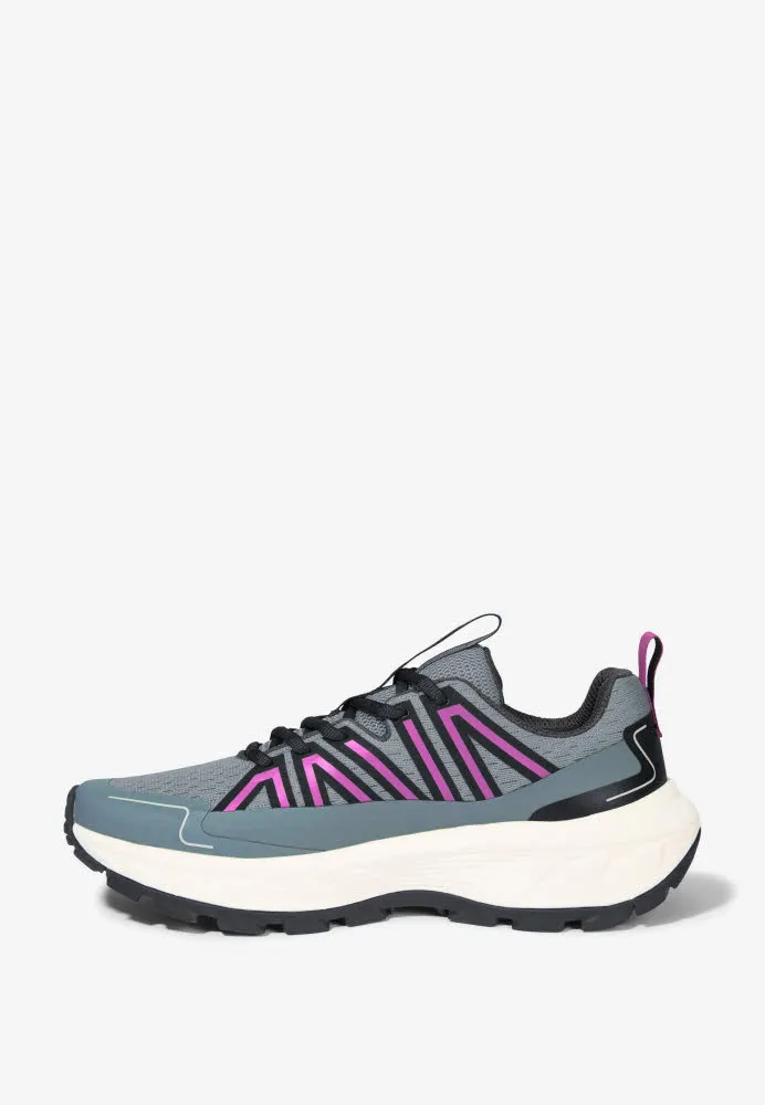 Jack Wolfskin Wild Hike Low W Damen Wanderschuhe Trekkingschuhe grau/magenta