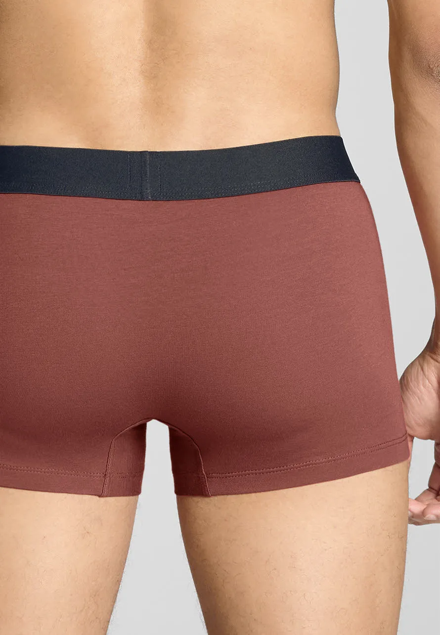 Levis Men Solid Basic Herren Boxershorts 2 Stück schwarz/rot