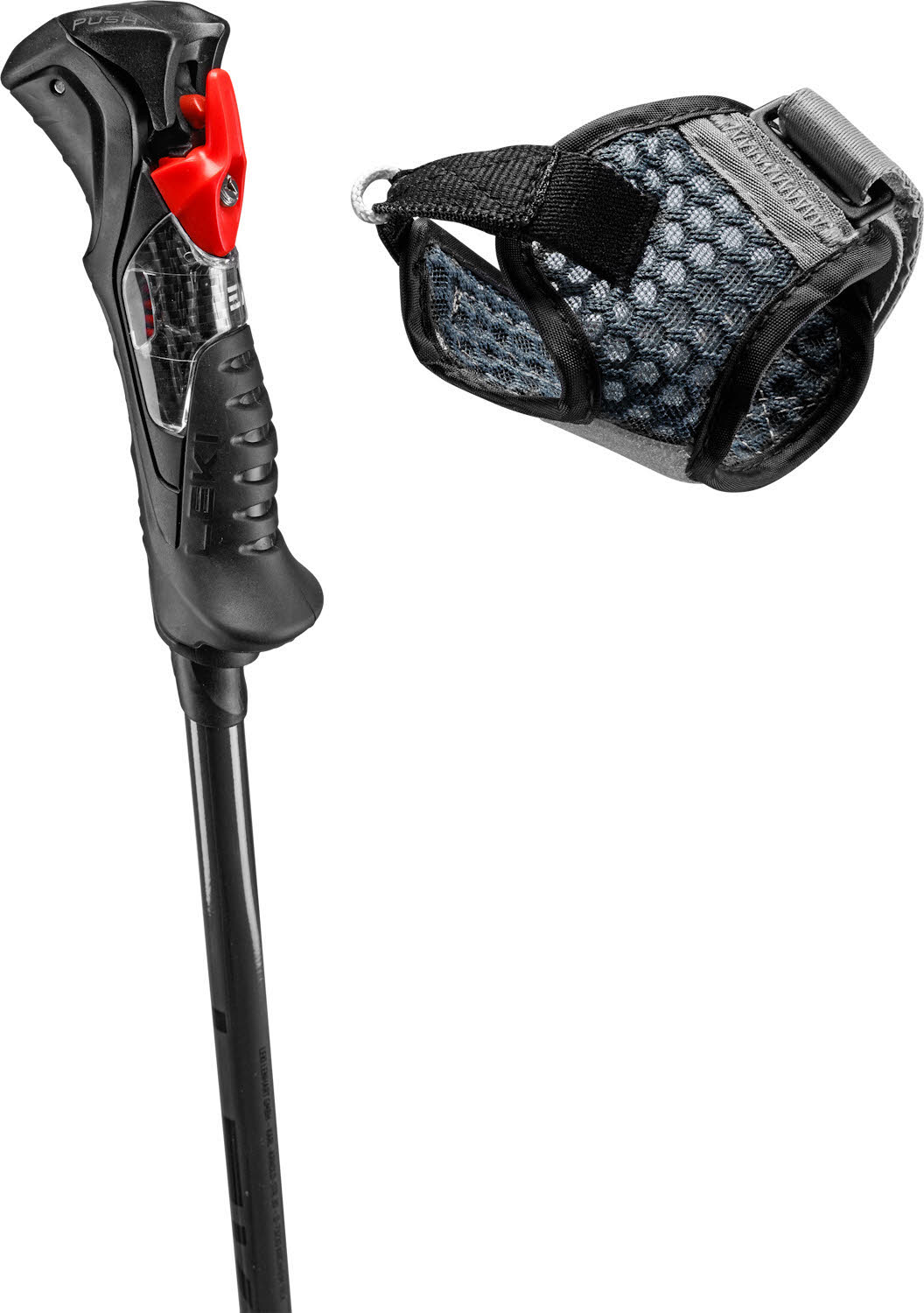 Leki Airfoil 14 TR Unisex Skistöcke Ski Poles schwarz/grau