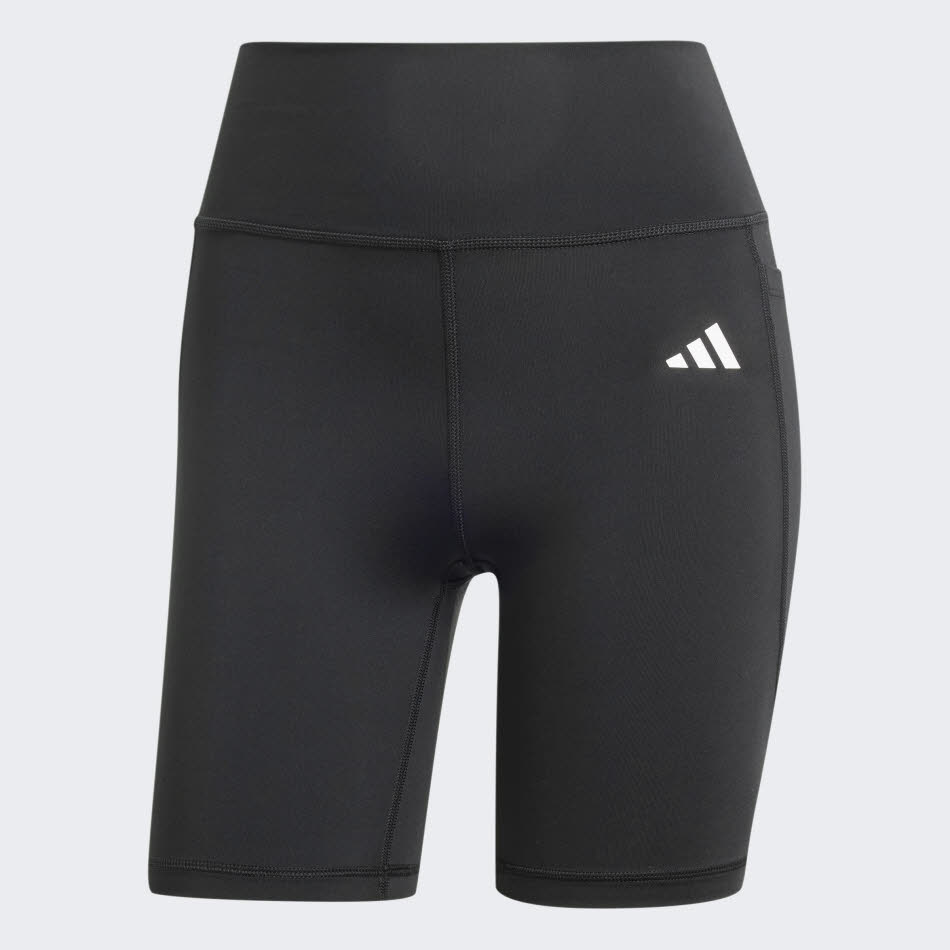 adidas Optime Essentials Stash Pocket 7-Inch Damen Sportshort schwarz