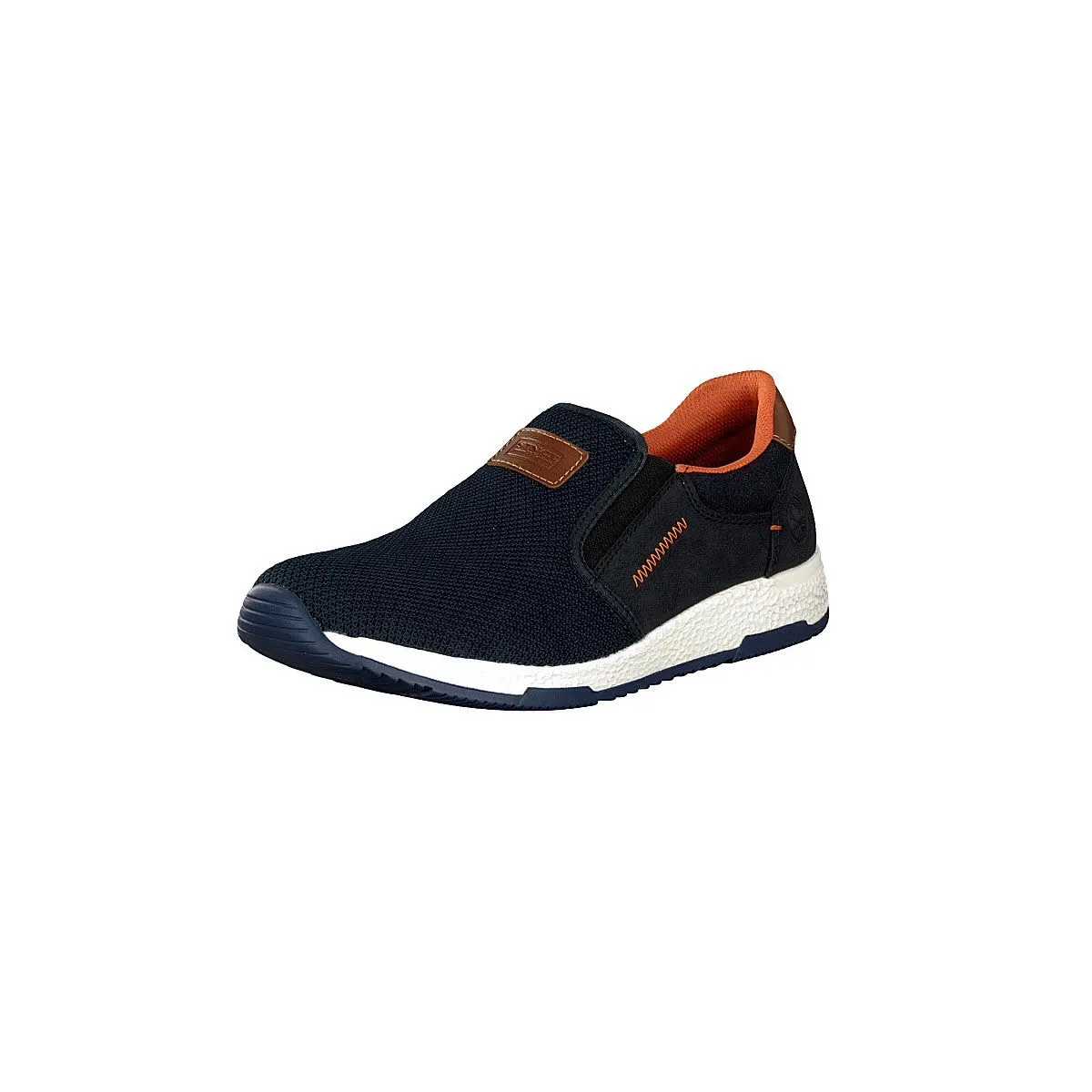 Rieker FSK Herren Halbschuhe Slipper Sneaker modisch Freizeit blau NEU