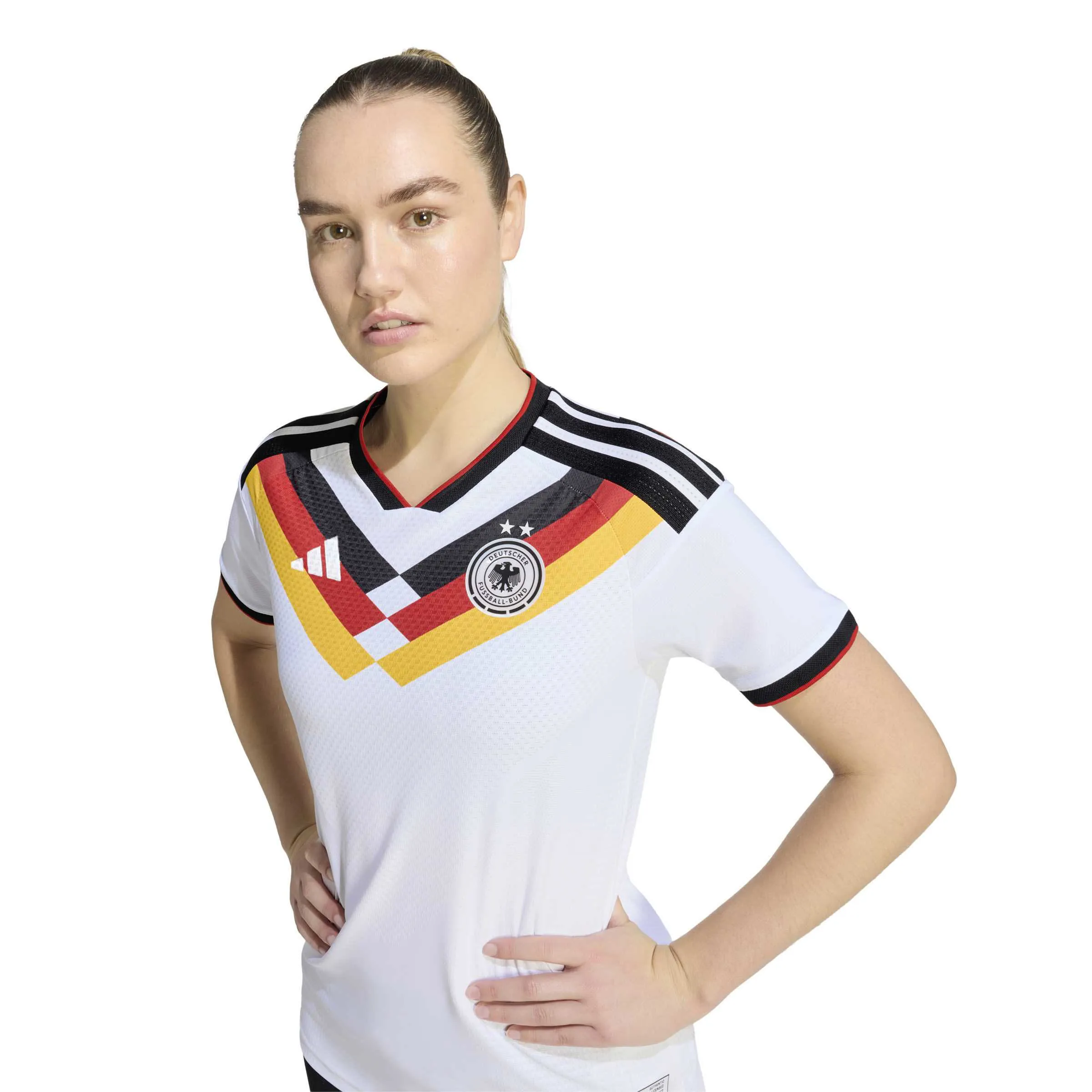 adidas DFB Authentic Jersey Damen Heimtrikot WM 2026 weiß
