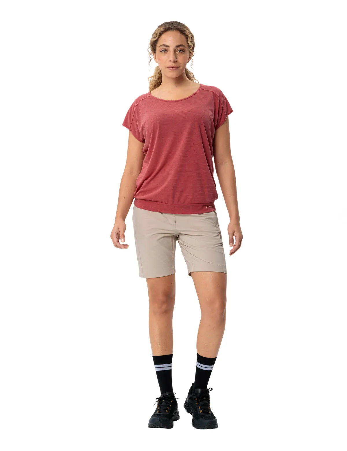 Vaude Skomer T-Shirt III Damen Wandershirt Damen hellrot
