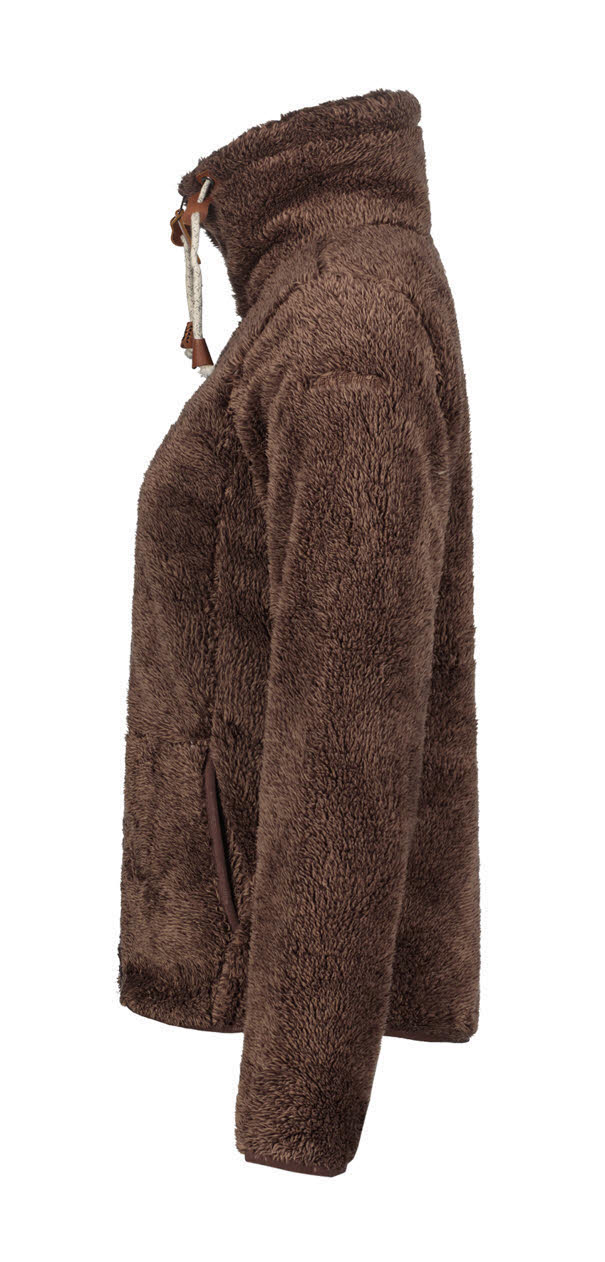 ICEPEAK DA ICEPEAK COLONY Fleecejacke Damen chocolate brown