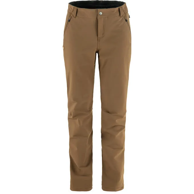 Fjällräven Abisko Winter Stretch Trousers W Trekkinghose Damen braun