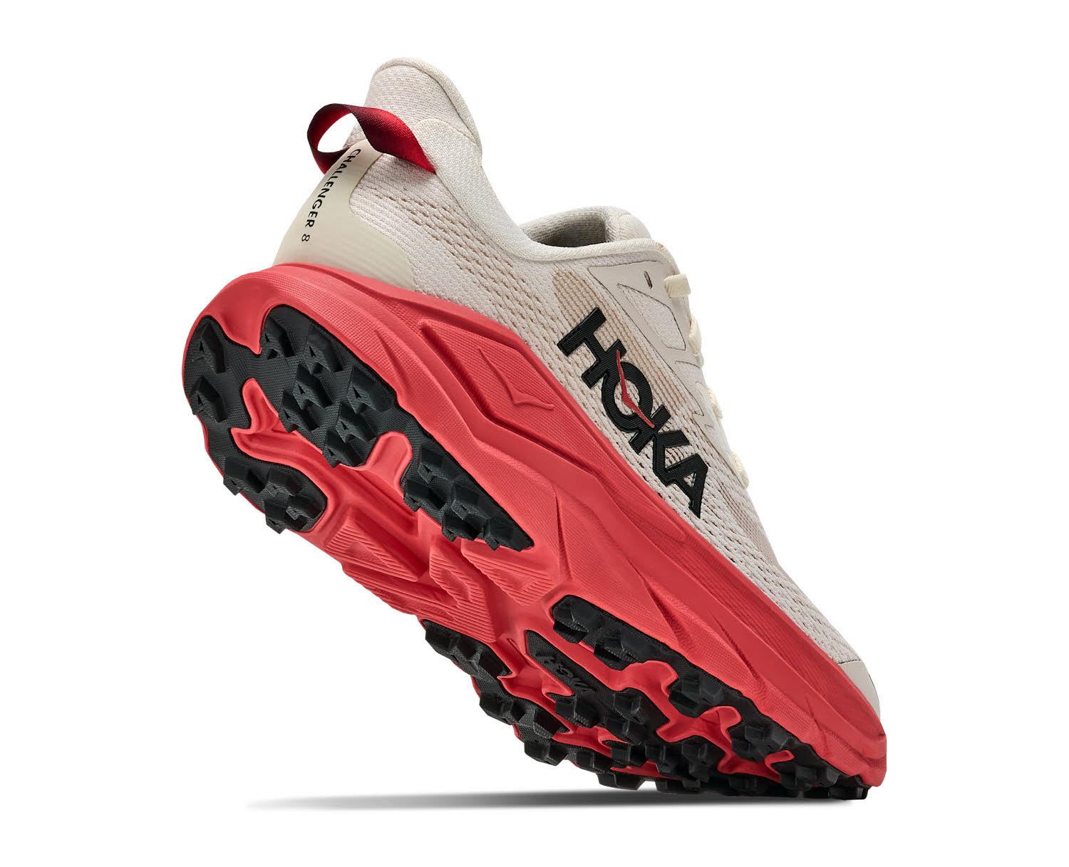 Hoka CHALLENGER 8 Damen Trailrunningschuhe Laufschuhe weiß/rot