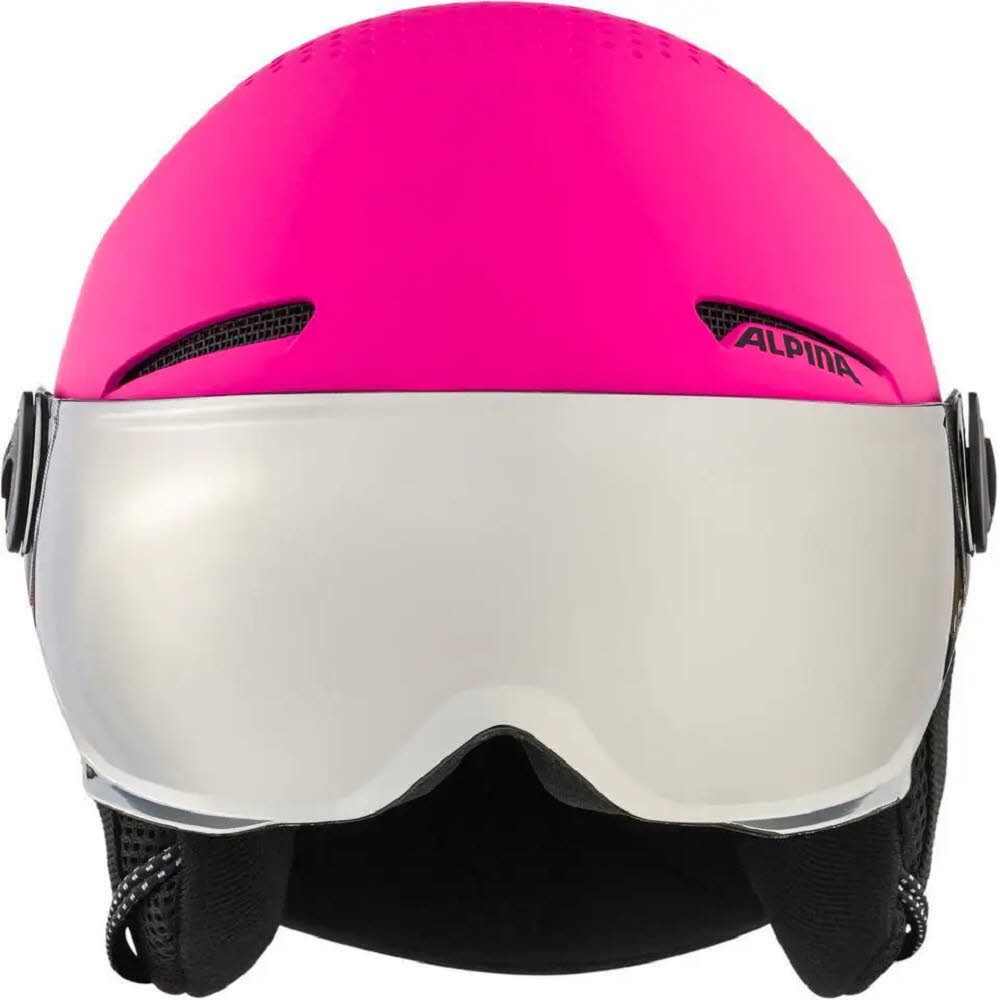 Alpina ZUPO VISOR Q-LITE Mädchen Skihelm Snowboardhelm Visierhelm pink matt