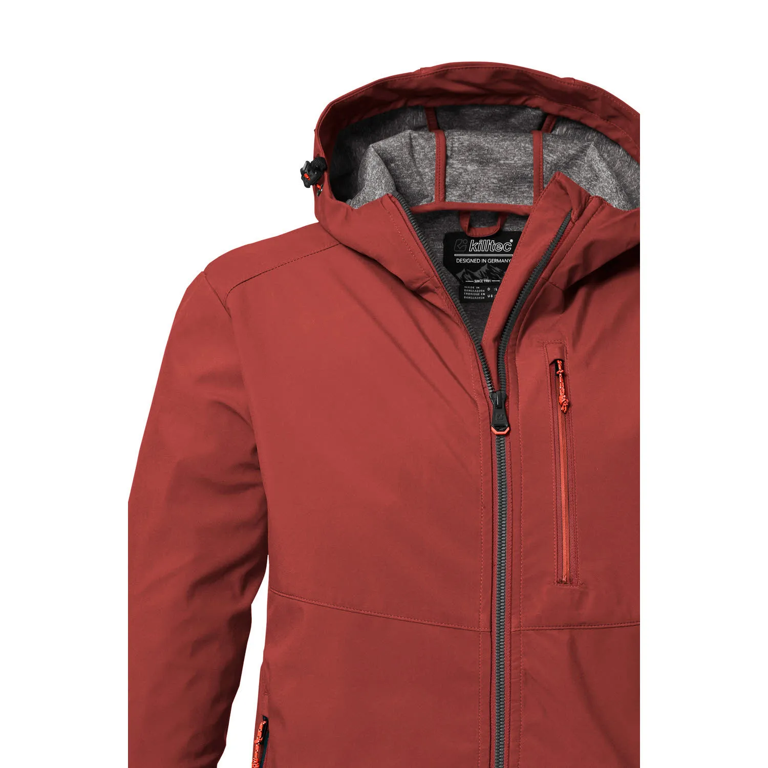 Killtec KOS 259 MN SFTSHLL JCKT Herren Softshelljacke Outdoorjacke rot
