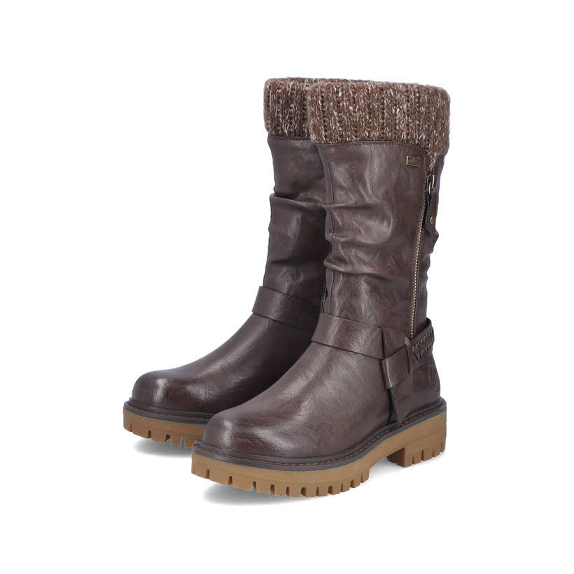 Rieker DamenHochschaftstiefel braun