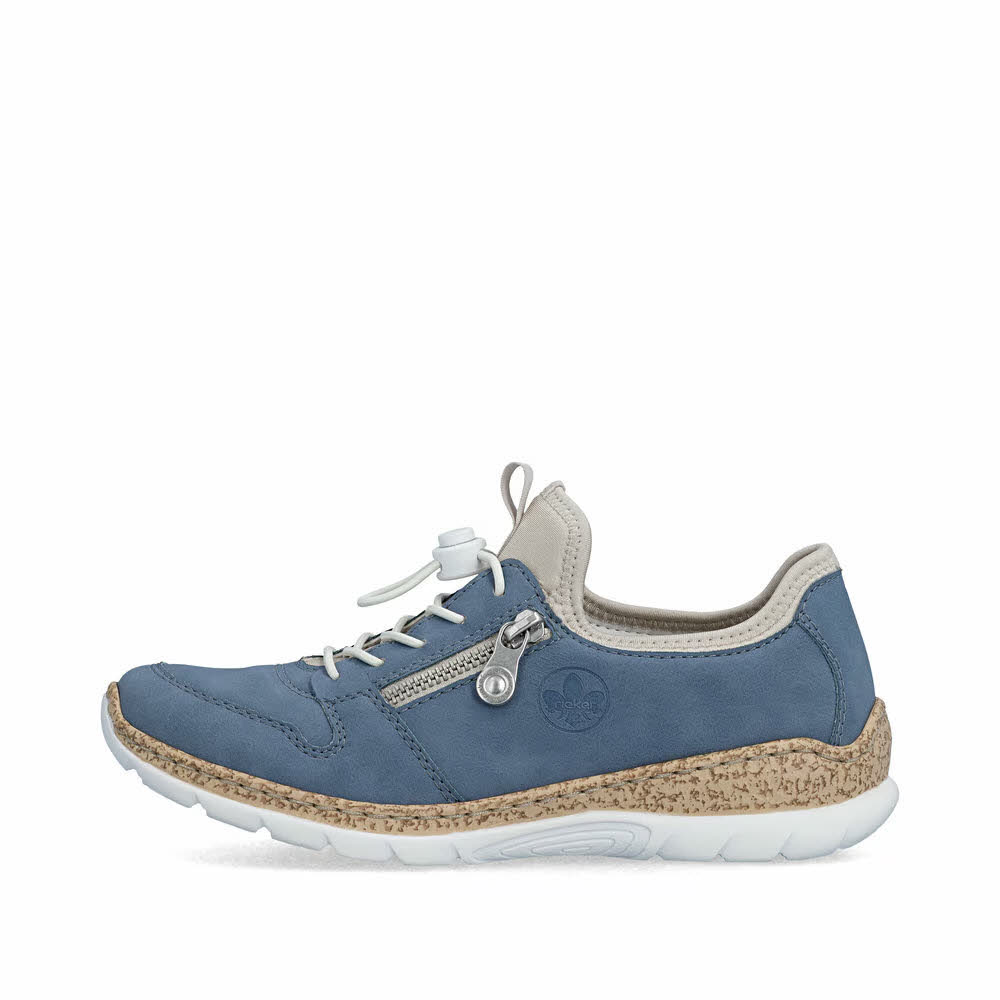 Rieker Damen Slipper blau