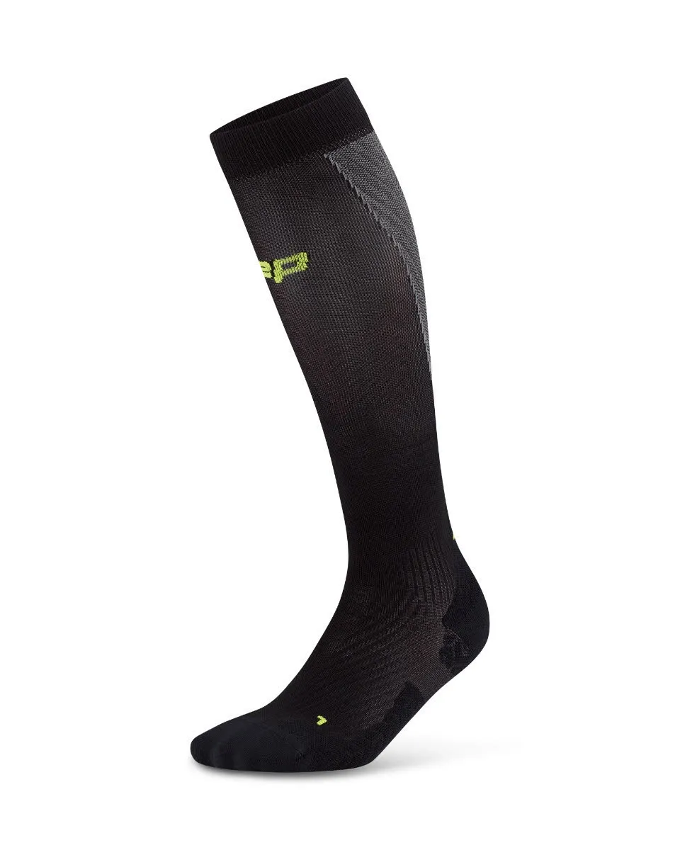 CEP Run Ultralight Socks Tall 4.0 Herren Laufsocken Kompressionssocken black/grey