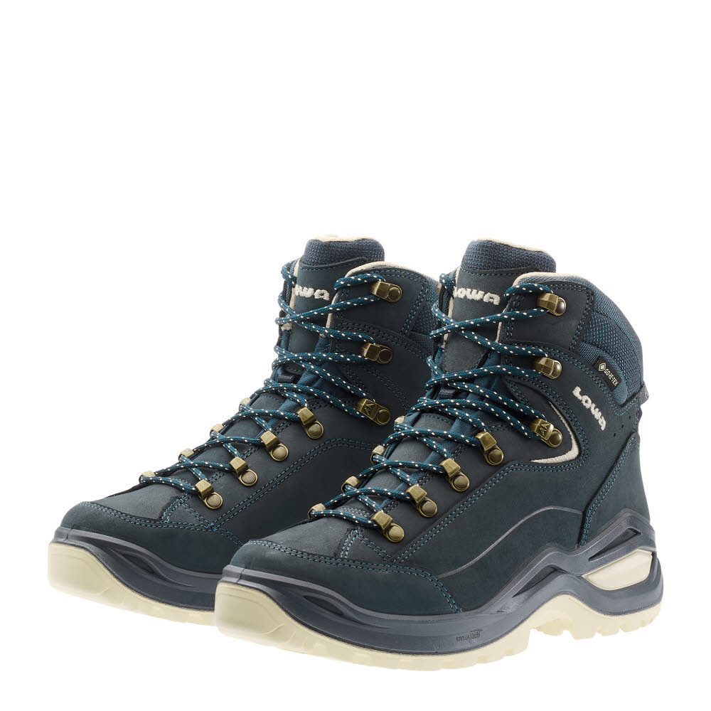 Lowa RENEGADE EVO GTX MID Ws Damen Wanderschuhe Trekkingschuhe Mid schieferblau/dune