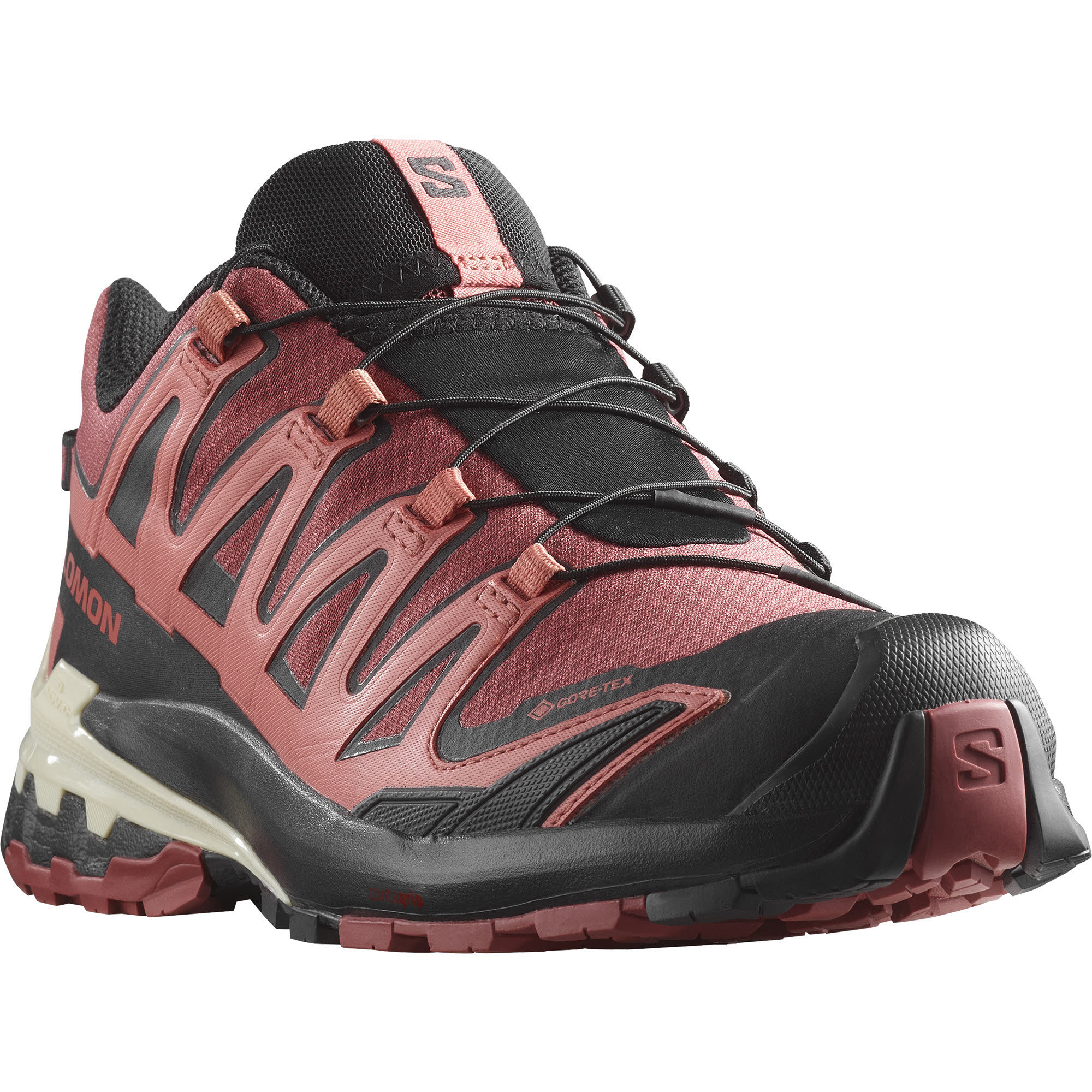 Salomon XA PRO 3D V9 GTX Trailrunning-Schuh Wanderschuh Damen rot schwarz