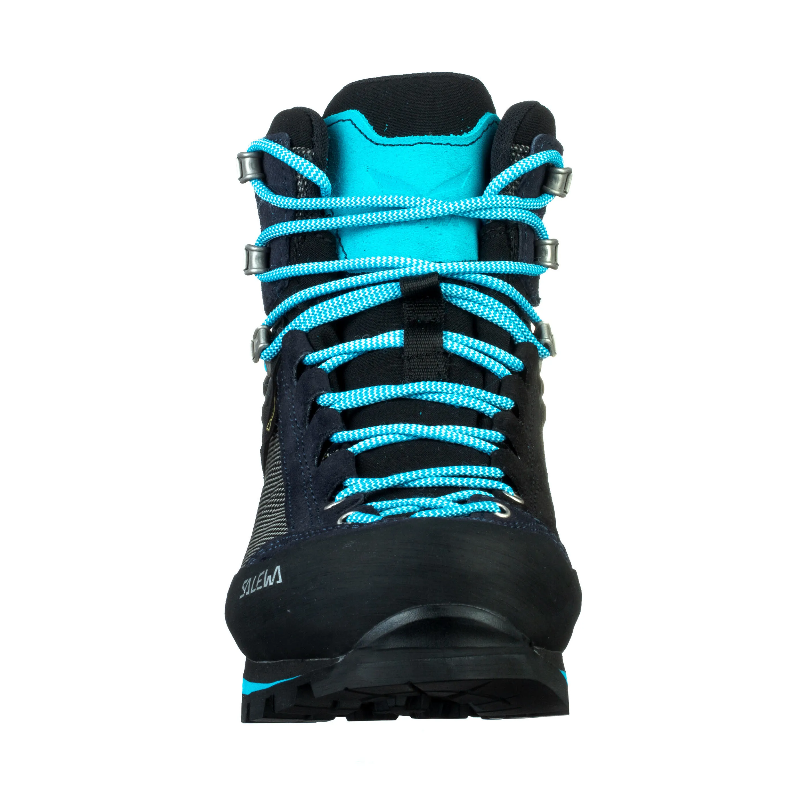 Salewa Crow Gore-Tex Damen Trekkingschuhe Wanderschuhe Bergsteigerschuh wasserdicht blau