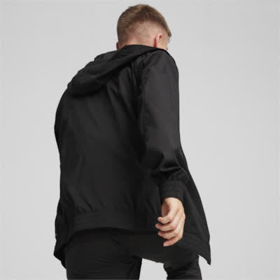Puma FIT Woven Full Zip Herren Jacke Kapuzenjacke schwarz