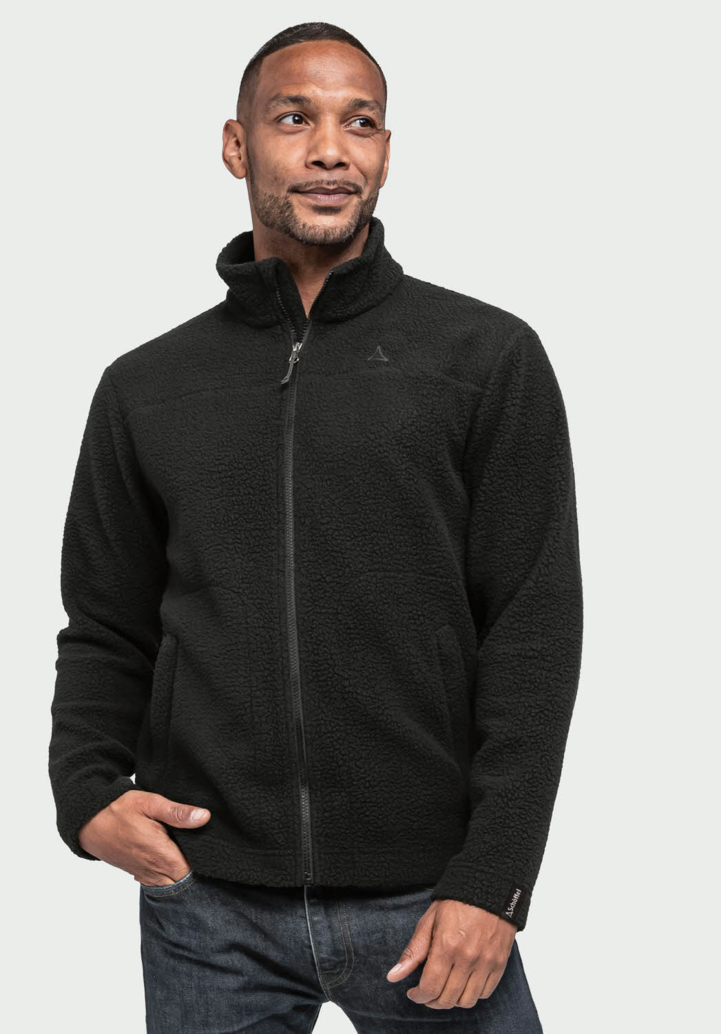 Schöffel CIRC Fleece Jk Style Purga MNS Herren Fleecejacke Wanderjacke schwarz