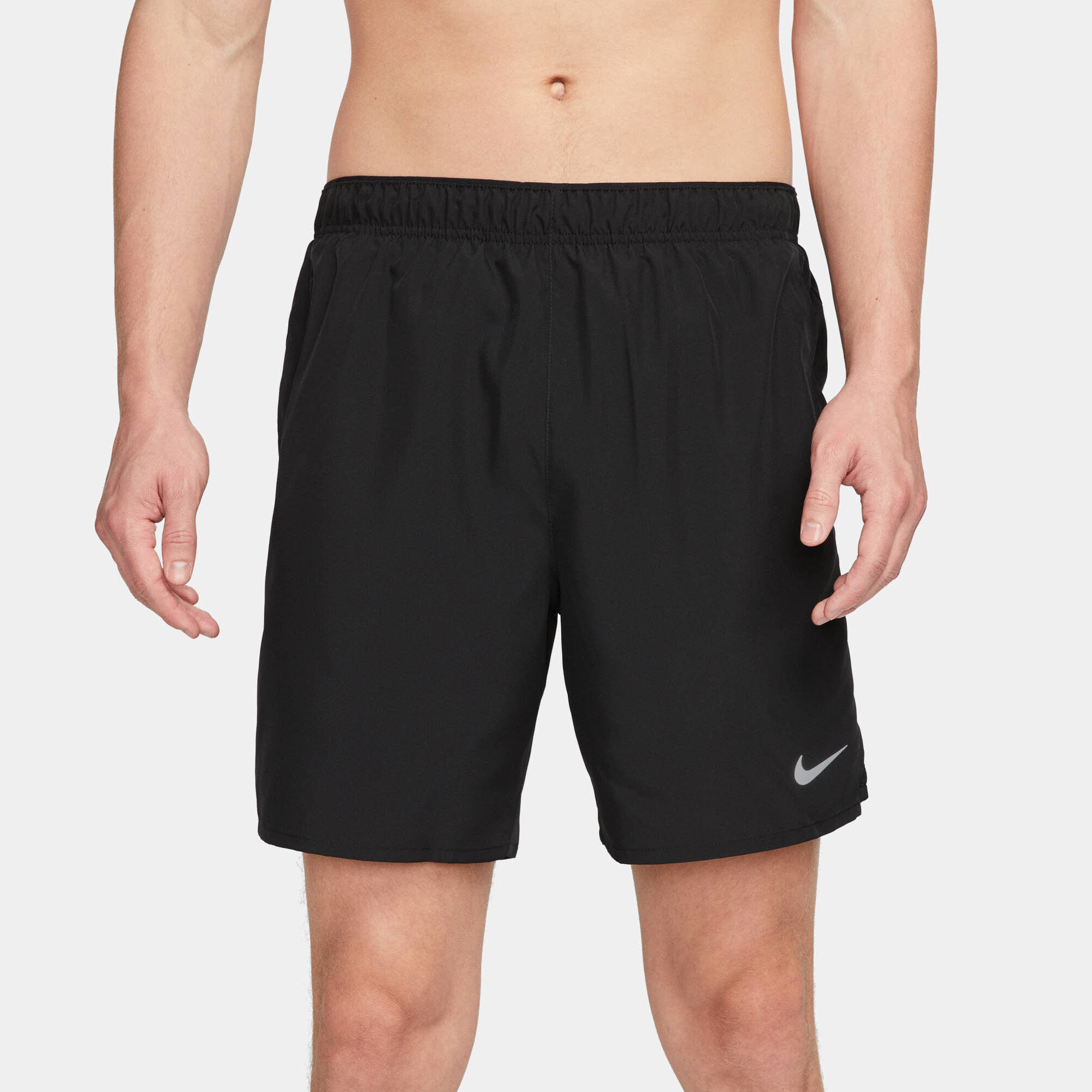 Nike Challenger Herren Dri-Fit-Laufshorts Sportshorts Trainingshose schwarz
