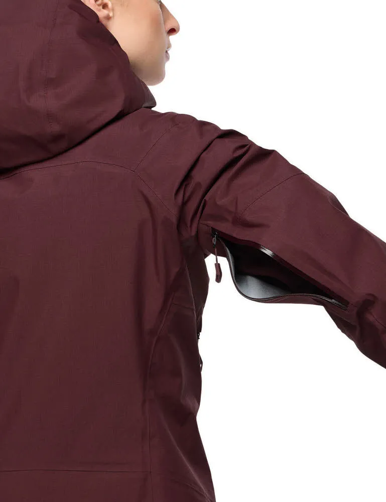 VAUDE Monviso 3L Jacket Damen Skijacke rot