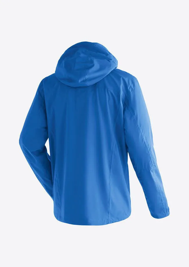 Maier Sports METOR REC M Regenjacke Kapuzenjacke Outdoorjacke Herren blau