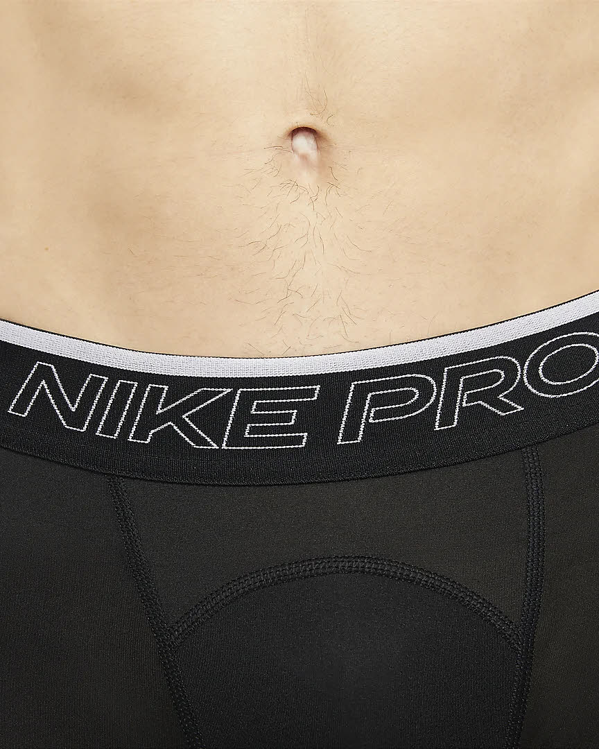 NIKE PRO DRI-FIT MEN'S TIGHTS Herren Trainingstights Lauftights schwarz NEU