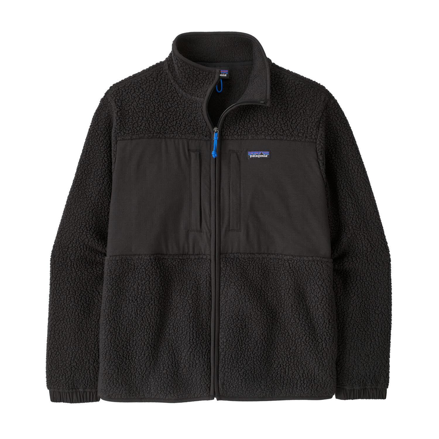 Patagonia Retro Pile Patch Jkt Herren Fleecejacke schwarz