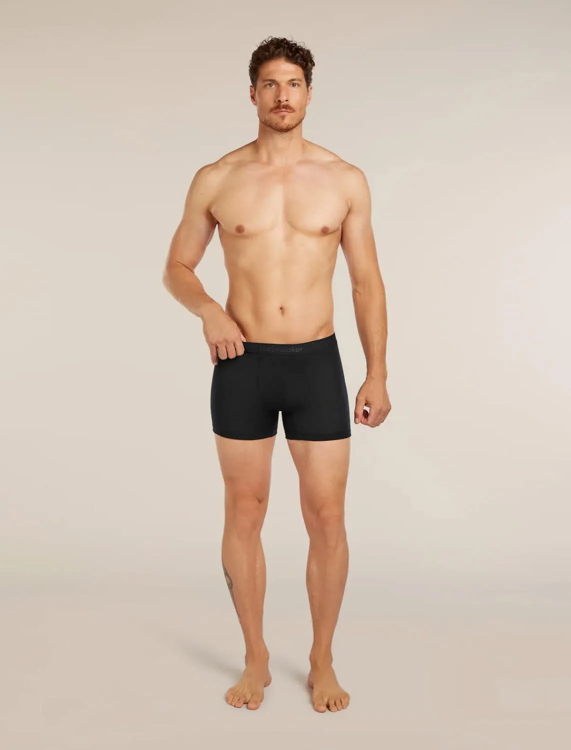 Icebreaker M 125 CL Anatom Boxers Herren Unterhose Boxershorts schwarz