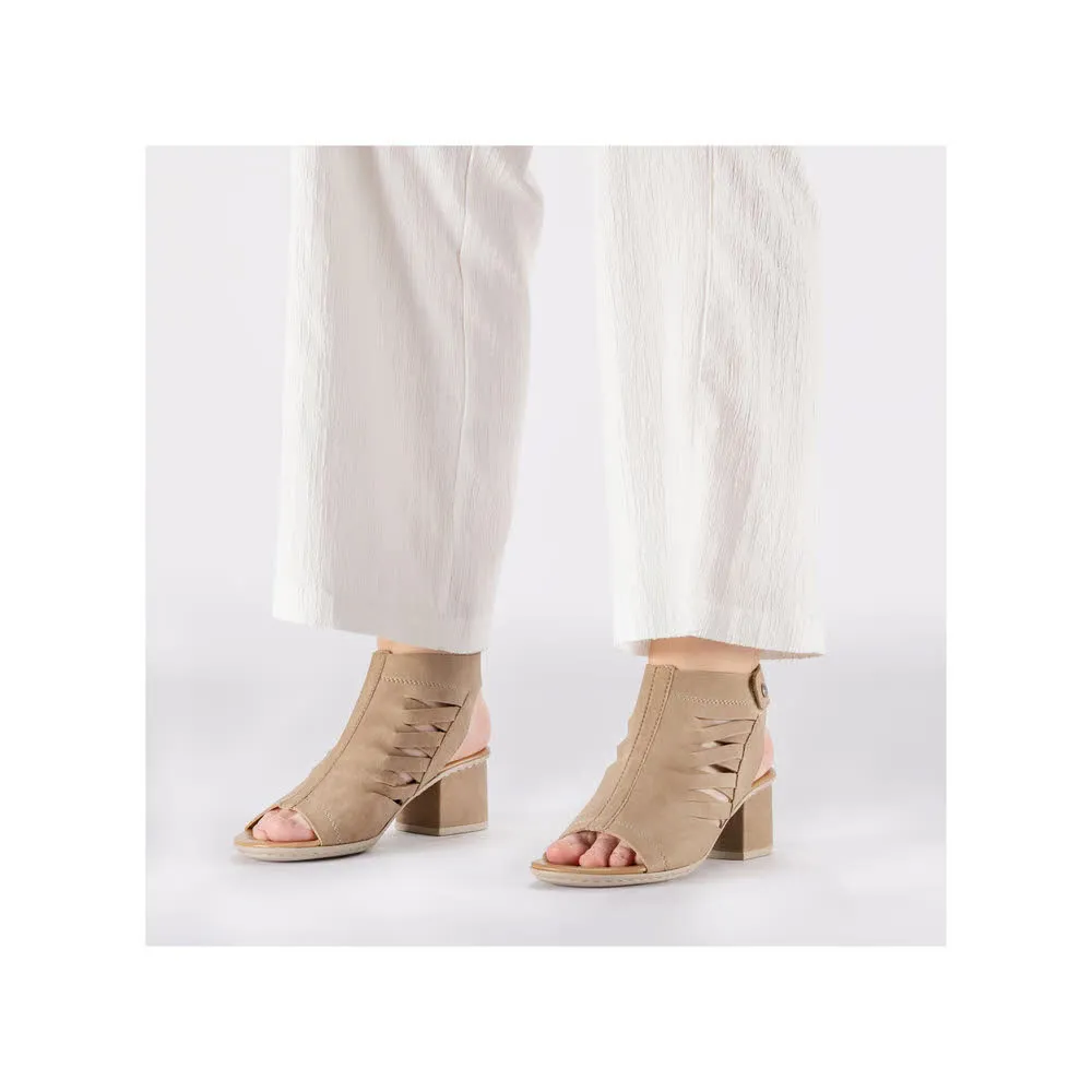 Rieker FSK Damen Sandalen Sandaletten beige