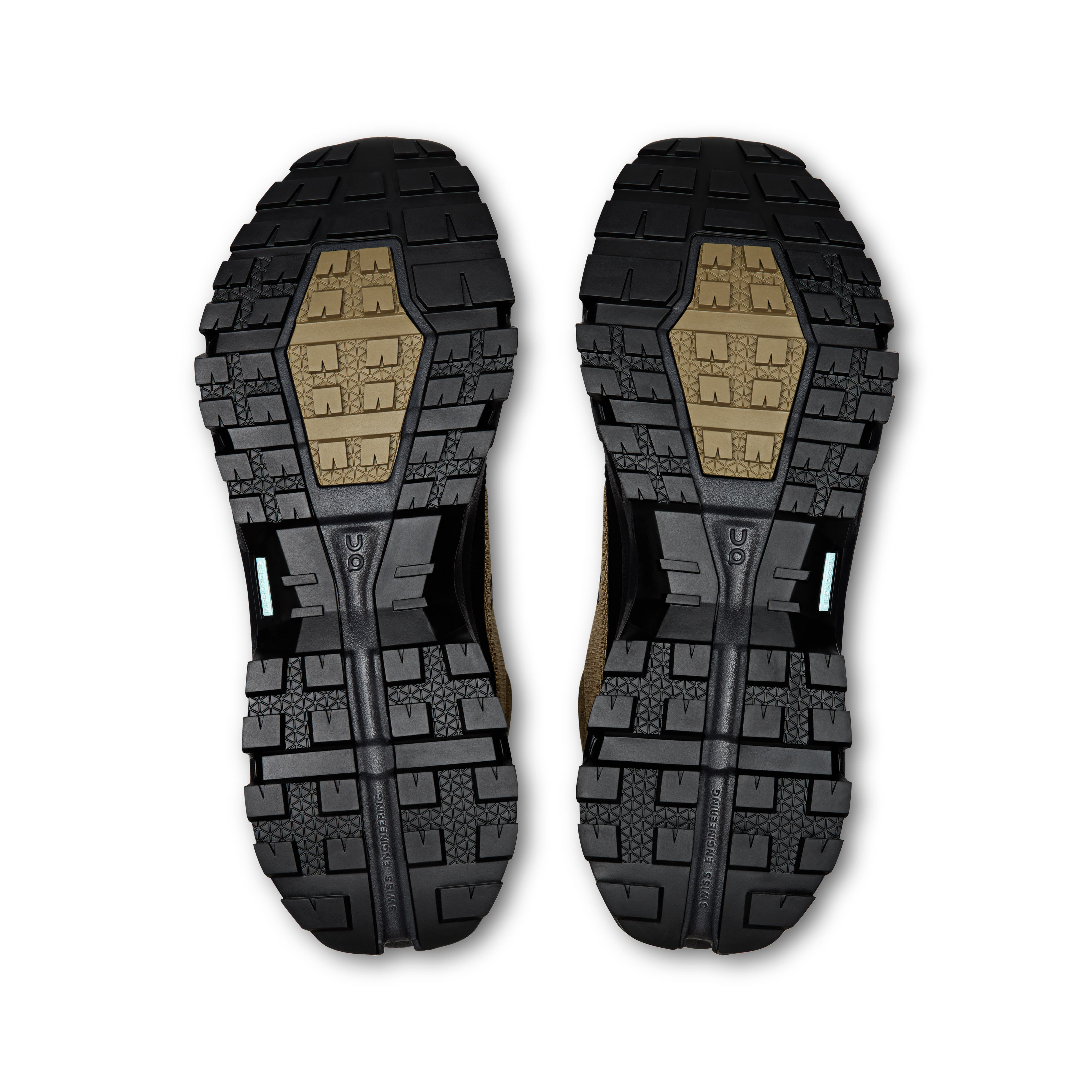 ON Cloudrock Mid WP Trekkingschuhe Wanderschuhe Herren hellbraun schwarz