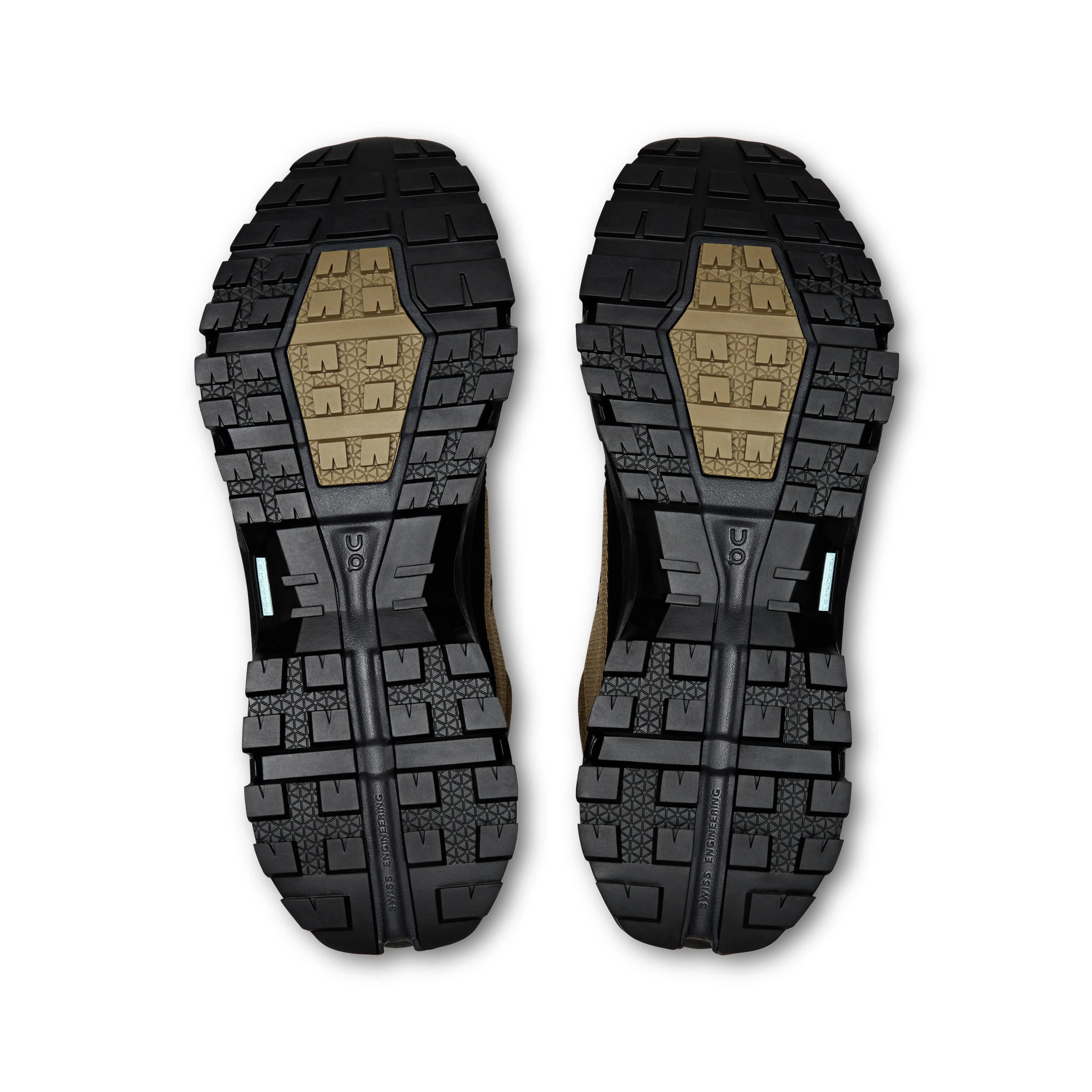 ON Cloudrock Mid WP Trekkingschuhe Wanderschuhe Herren hellbraun schwarz