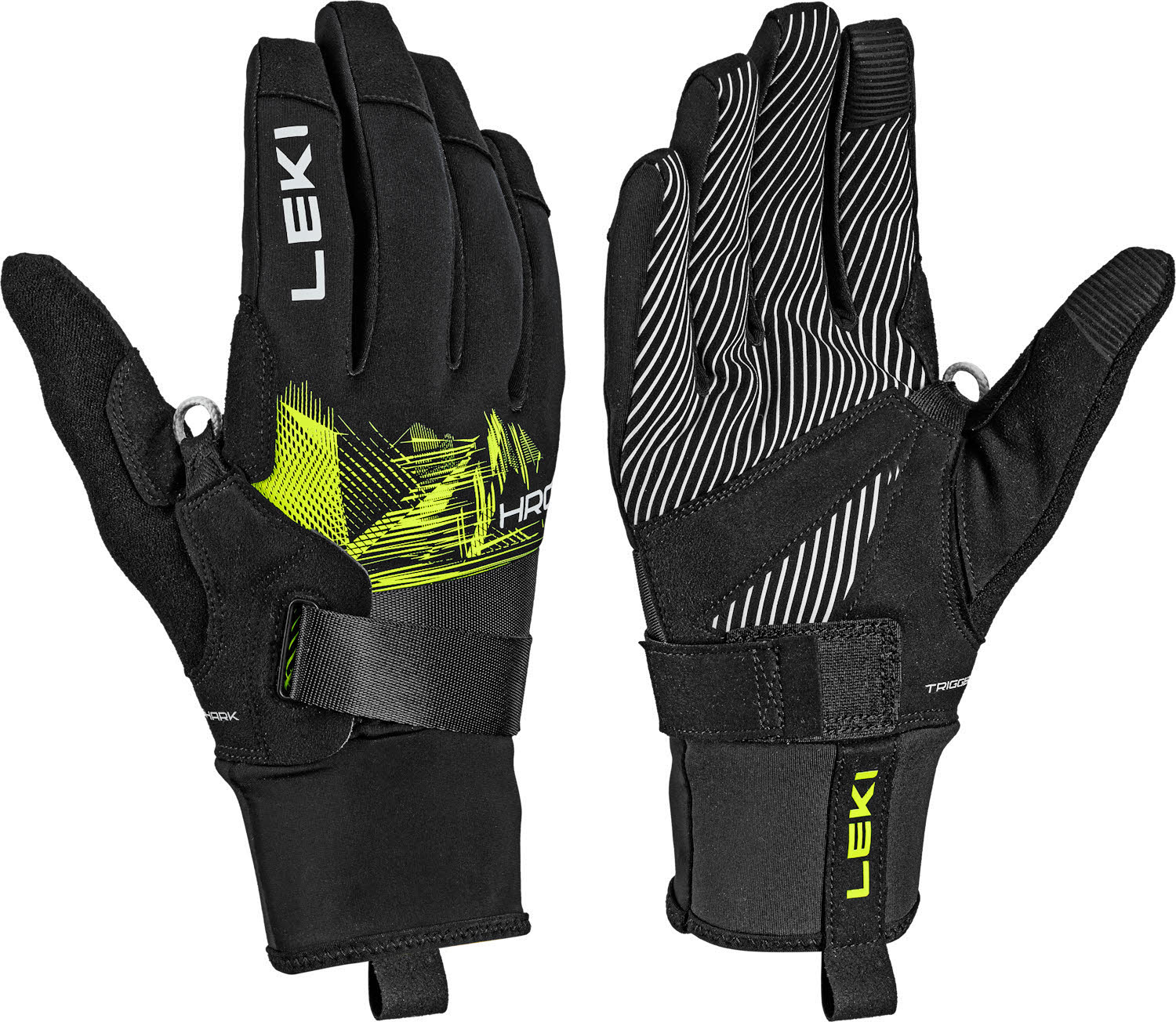Leki HRC Race TR Unisex Langlaufhandschuhe schwarz/gelb