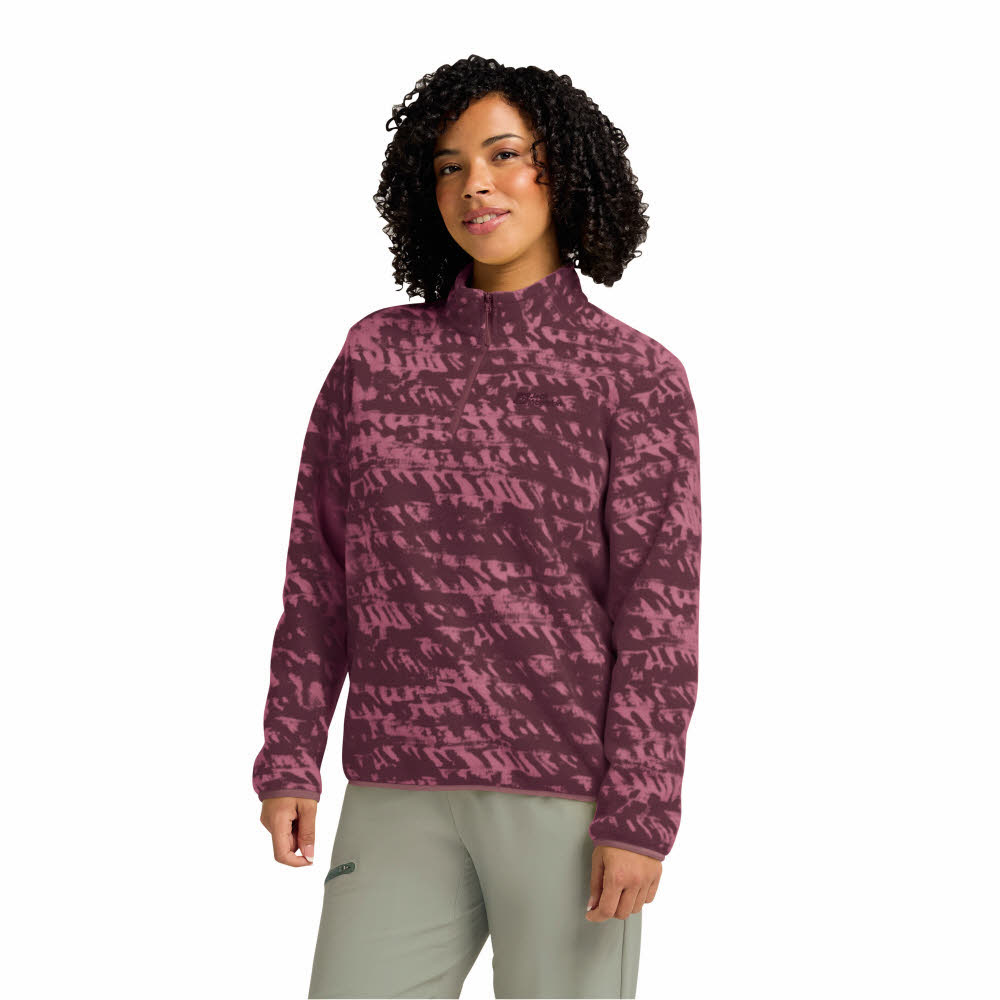 Jack Wolfskin Big Sky Hz W Damen Fleecepullover Skirolli lila