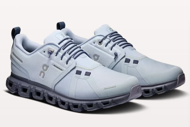 ON Cloud 6 WP Sneaker Freizeitschuh wasserdicht Damen hellblau