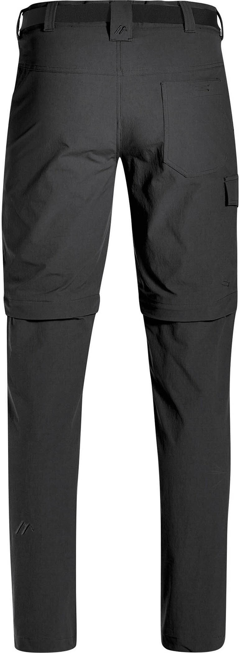 Maier Sports Torid slim zip Herren Wanderhose Zip-Off Trekkinghose schwarz