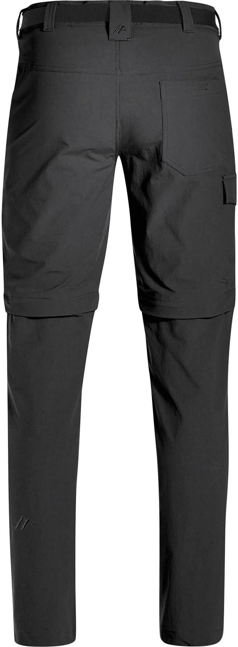 Maier Sports Torid slim zip Herren Wanderhose Zip-Off Trekkinghose schwarz