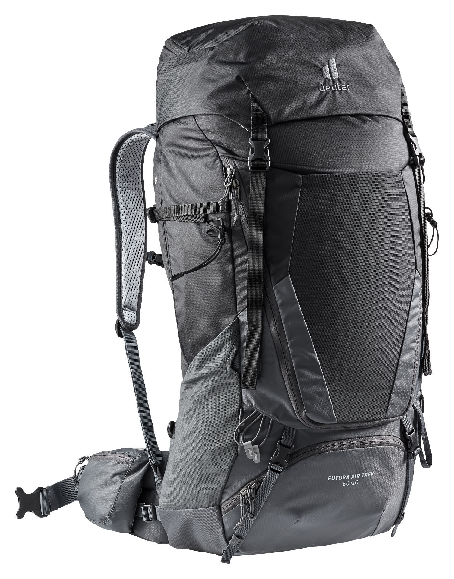 Deuter Futura Air Trek 50 + 10 Unisex Wanderrucksack Trekkingrucksack black/graphite NEU