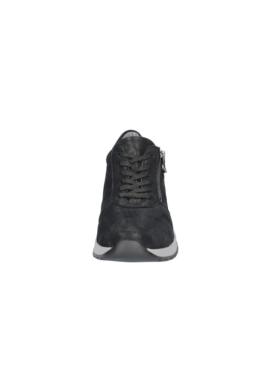 Waldläufer H-Inessa Herren Sneaker Low modisch Halbschuhe schwarz