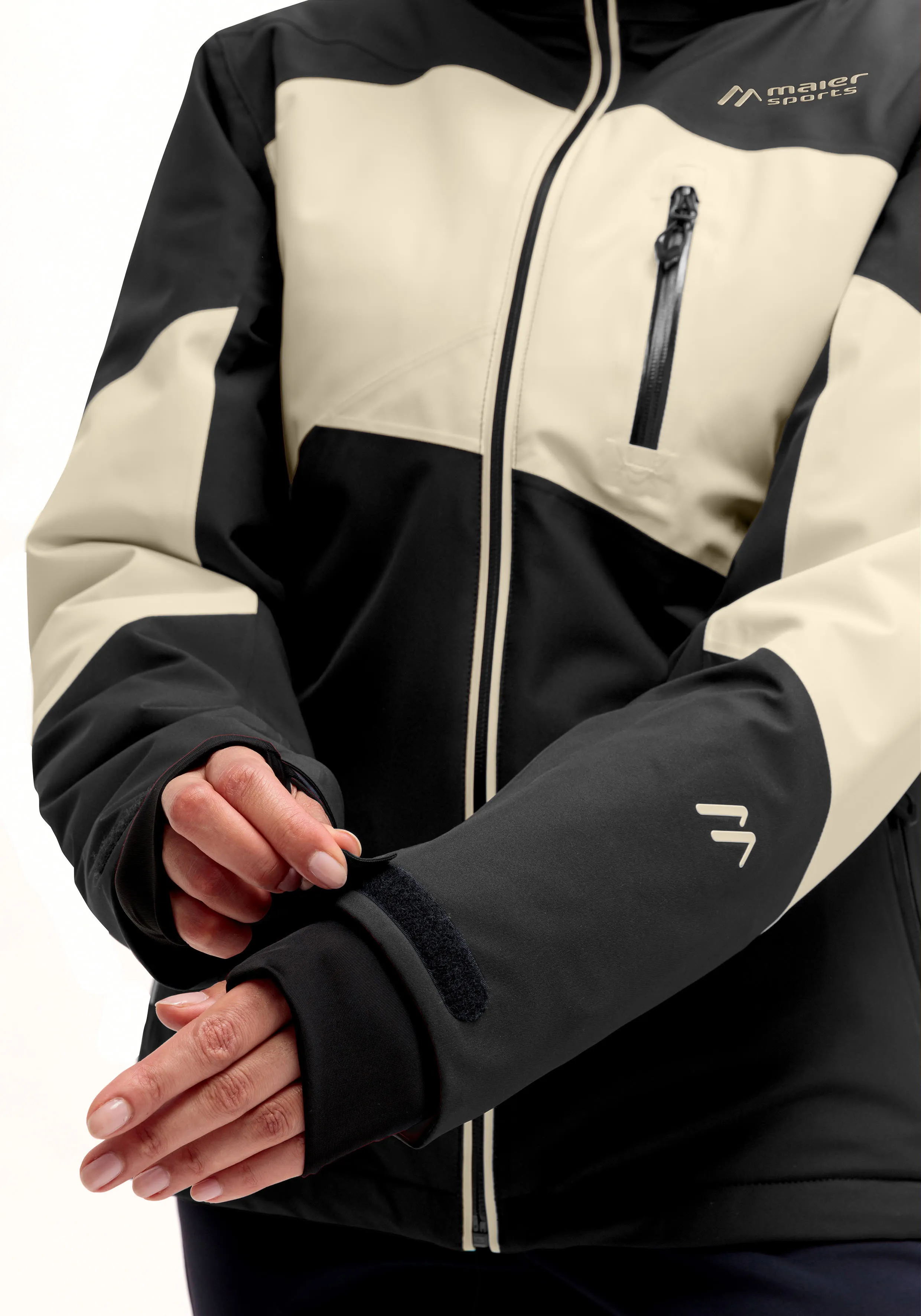 Maier Sports Amiata Skijacke Winterjacke Damen schwarz