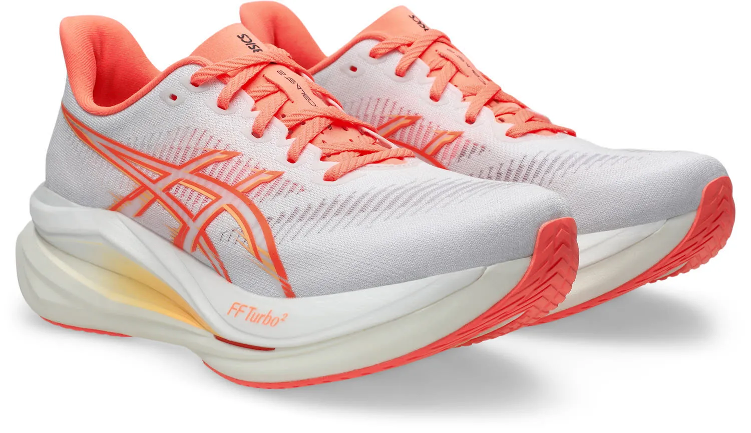 Asics SONICBLAST 2 Damen Laufschuhe Joggingschuhe weiß/rot