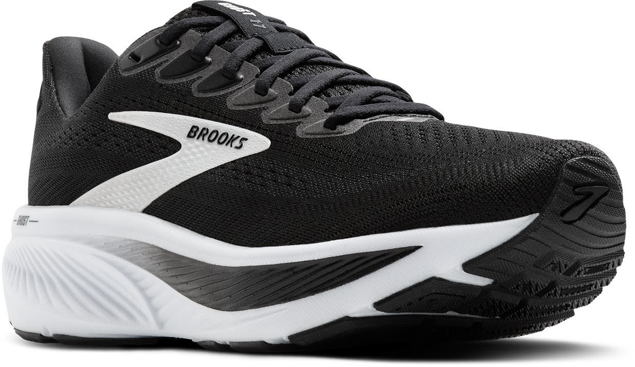 Brooks Ghost 17 Herren Laufschuhe Joggingschuhe schwarz/weiß/grau