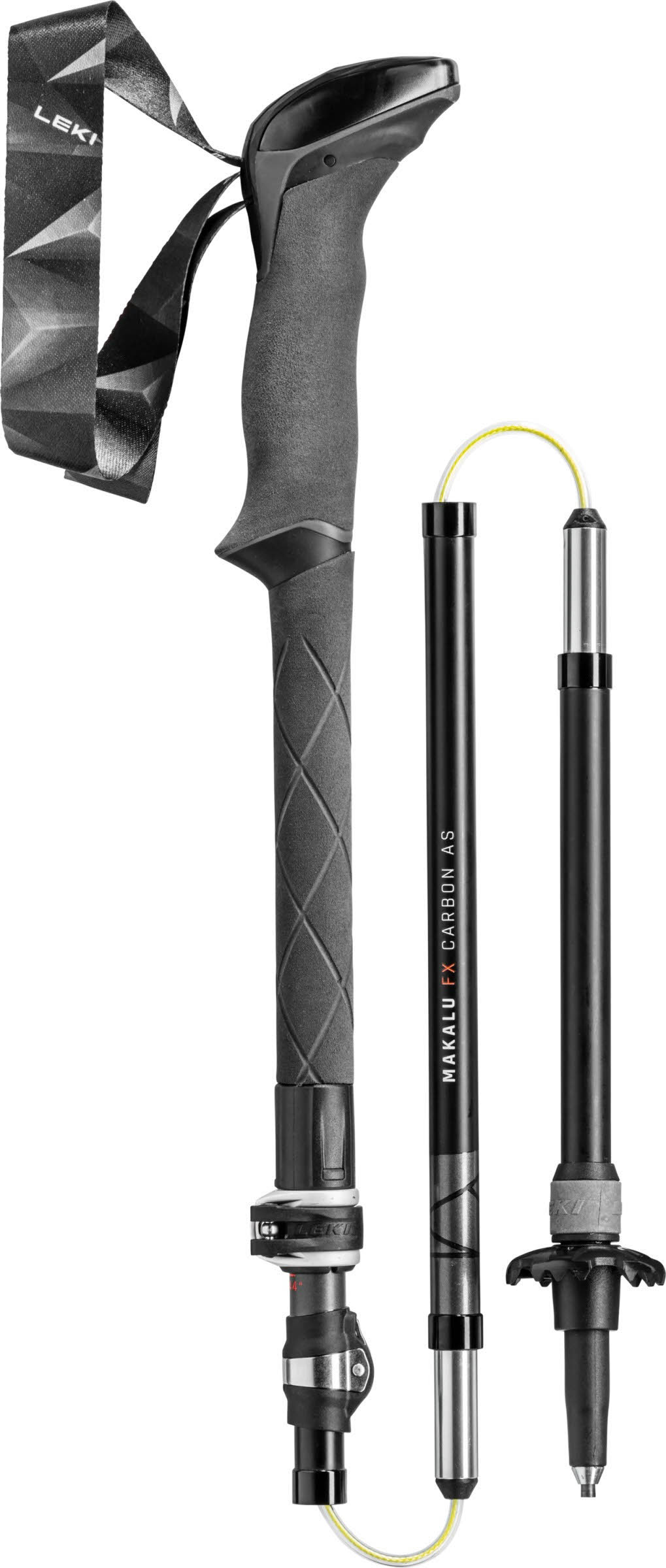 LEKI Makalu FX Carbon AS Wanderstöcke Faltstöcke verstellbar Unisex schwarz